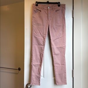 American Eagle | Light Pink “Super Hi-Rise” Jegging Skinny Jeans Size 12 Regular